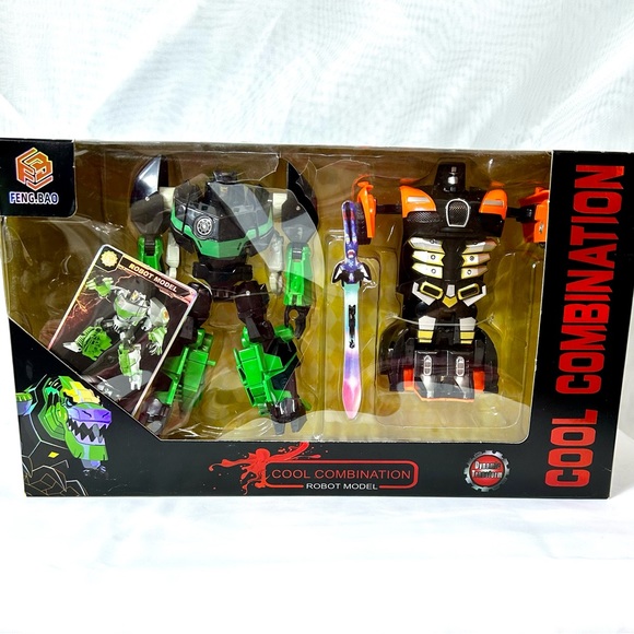 NIB Transformation Action Figure Toys For Kids - Combination Robot Model - Picture 1 of 9